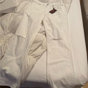 Etro White Distressed Jeans